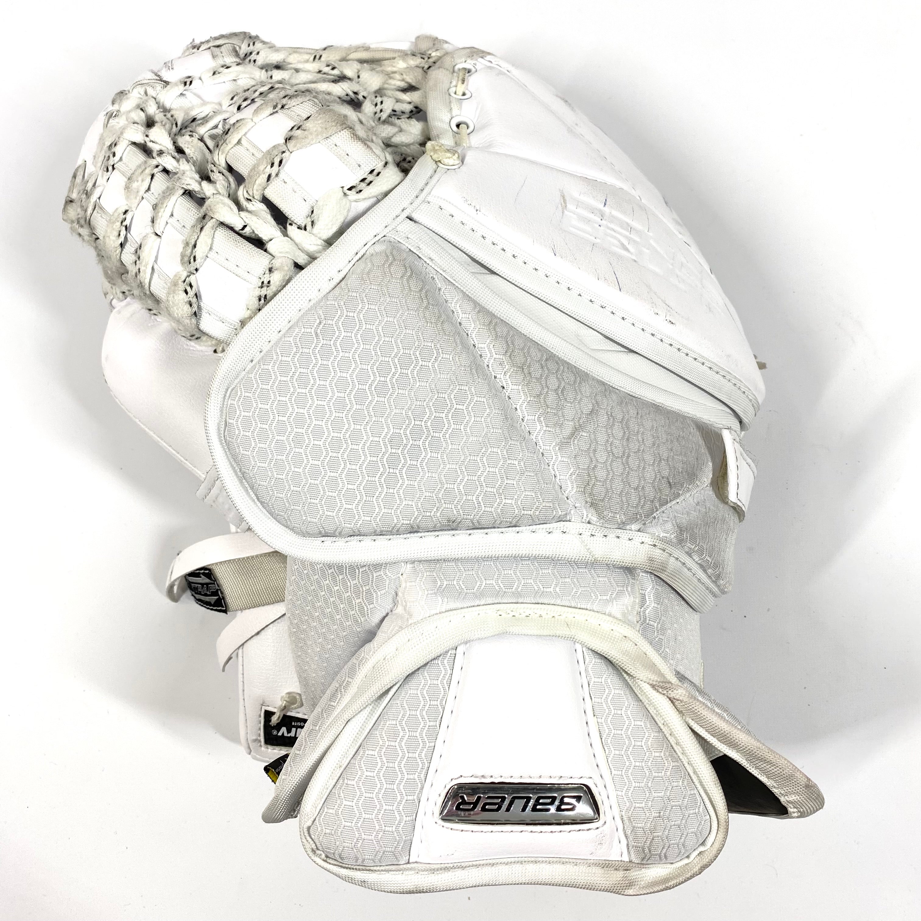 Bauer Supreme UltraSonic - Gant de gardien droit Pro Stock d'occasion (blanc)